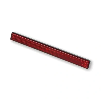 Afbeelding van Shin YO 259 108 kunststof reflector met schroefdraadbouten rood 123 mm x 12,5 13