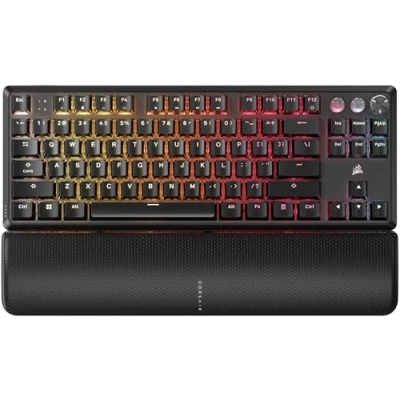 Afbeelding van Corsair K70 PRO TKL Tenkeyless Gaming Toetsenbord Mechanisch &amp; Magnetisch Backlit RGB LED US Qwerty Zwart