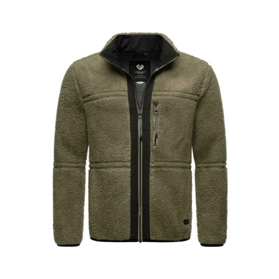Afbeelding van Ragwear Noory Fleecejas, Heren, Maat: Small, Mocca