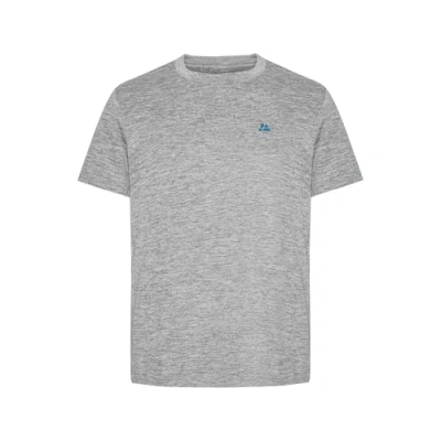 Afbeelding van DANISH ENDURANCE Sport T Shirt voor heren Quick Dry Ronde Hals Gerecycelde Materialen Grijs Gemêleerd L