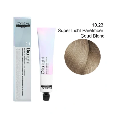 Afbeelding van L&#039;Oréal Professionnel Dia Light 10.23 Super Licht Parelmoer Goud Blond