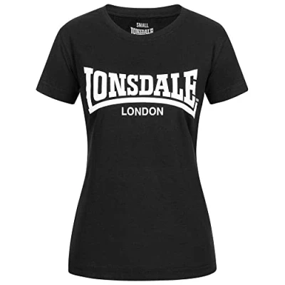 Afbeelding van Lonsdale Cartmel Tshirt print, Dames, Maat: XL, Black