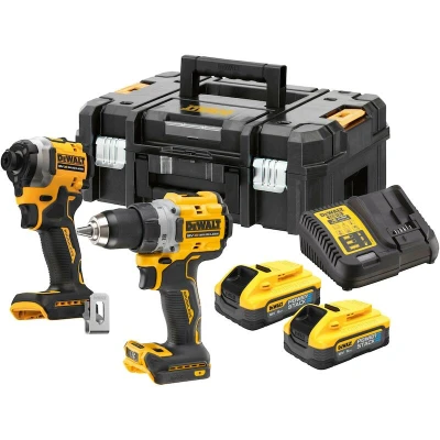 Afbeelding van DeWALT DCK2051H2T Accu Combiset DCD800 + DCF850 18V 5.0Ah POWERSTACK in TSTAK