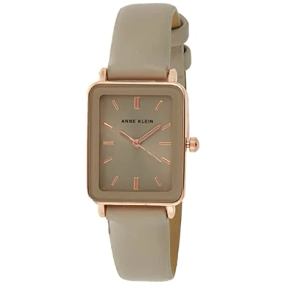 Afbeelding van Anne Klein Armbandhorloge dames AK/3702, Bruin/Goud, AK/3702CHHY