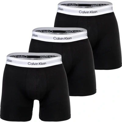 Afbeelding van Calvin Klein Underwear Boxer Brief 3 PACK ICON Cotton Stretch Onderbroeken, Heren, Maat: 3XL, Black