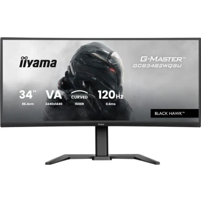 Image de Ecran PC Gaming Iiyama G Master™ Black Hawk™ GCB3482WQSU B1 34&quot; incurvé 120 Hz UWQHD