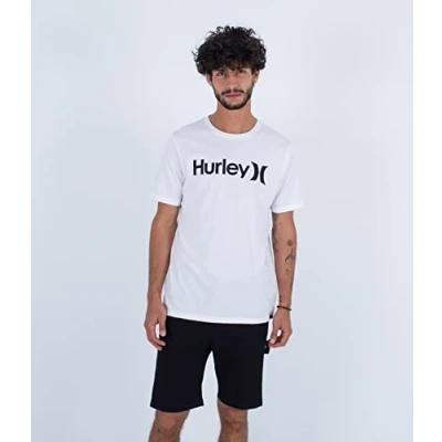Afbeelding van Hurley M EVD WSH Core OAO T shirt voor heren, effen, Wit.
