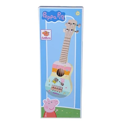 Afbeelding van Eichhorn Kindergitaar Peppa Pig Holz Ukulele 43cm