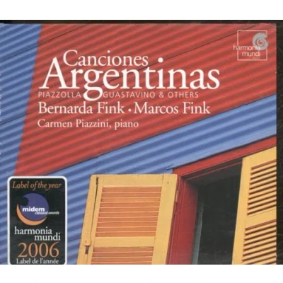 Afbeelding van Bernarda Fink Marcos Fink: Canciones Argentinas [CD]