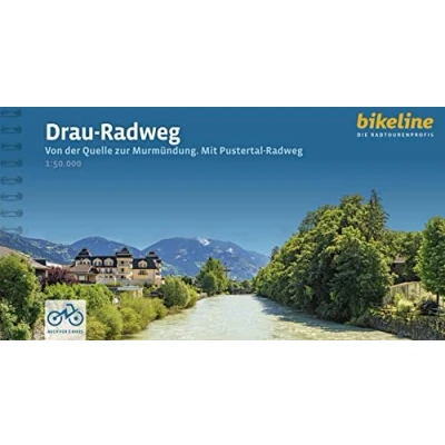 Afbeelding van Radtourenbücher Drau Radweg von der Quelle zur Murmündung + Pustertal Radw