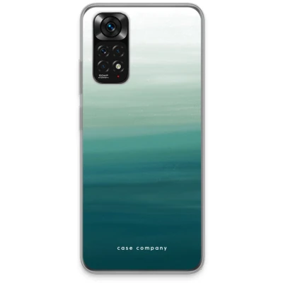 Afbeelding van Case Company® hoesje geschikt voor Xiaomi Redmi Note 11 Ocean Soft Cover Telefoonhoesje Bescherming aan alle Kanten en Schermrand