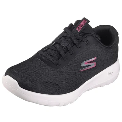 Afbeelding van Skechers Go Walk Joy Ecstatic, damessneakers, Zwart/Wit