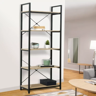 Image de Etagère 5 niveaux DETROIT design industriel 170 cm