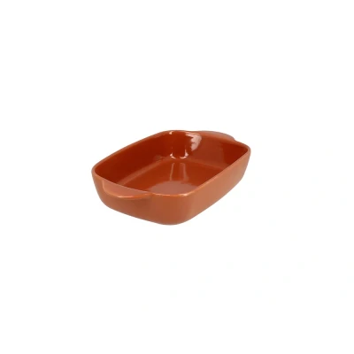 Afbeelding van Ogo Living Octave Ovenschaal 22x13,5cm Terracotta Aardewerk