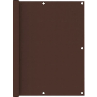 Afbeelding van Balkonscherm 120x600 cm oxford stof bruin