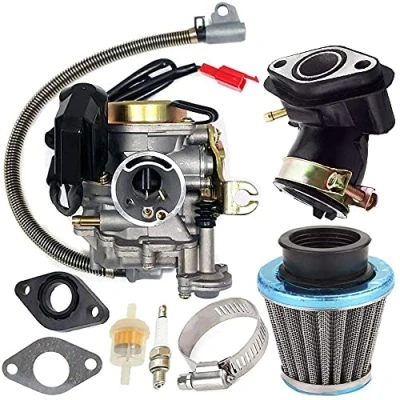 Afbeelding van Ewillownm Compatibel met Carburateur 139QMB voor GY6 50cc 49CC 4 takt Scooter Taotao Motor 18mm Carb