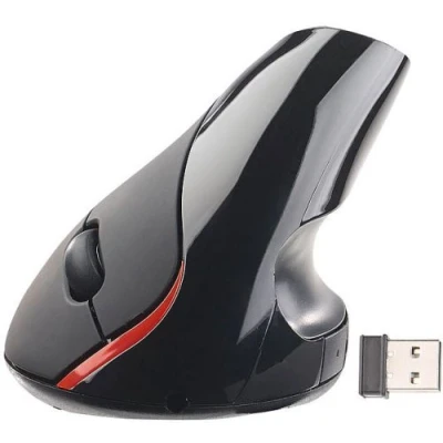 Image de Souris optique USB verticale et ergonomique 1600 dpi 5 boutons Sans fil