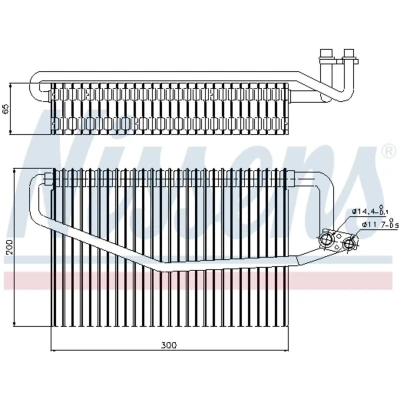 Afbeelding van Nissens Airco verdamper 92173