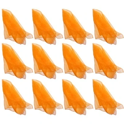 Afbeelding van Hoerev Merk jongleren en danszakdoeken, ca. 12 stuks, 60 cm x cm, oranje