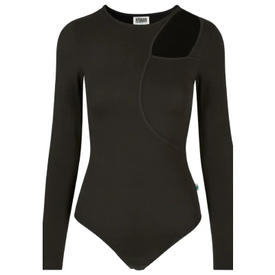 Afbeelding van Urban Classics Longsleeve Longsleeve, Dames, Maat: Large, Black