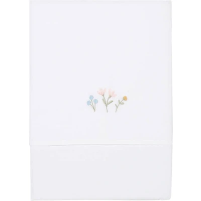 Afbeelding van Little Dutch Laken Ledikant Flowers &amp; Butterflies Geborduurd