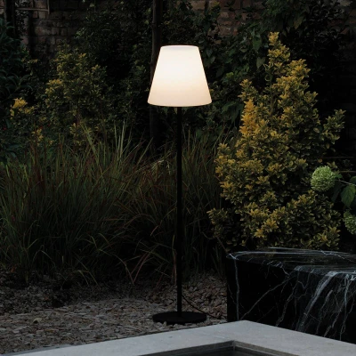 Afbeelding van Ideal Lux Arcadia buiten vloerlamp, antraciet, hoogte 154 cm