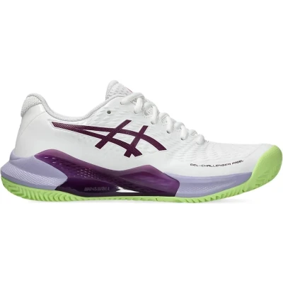 Afbeelding van Asics GEL Challenger 14 Padelschoenen, Dames, Maat: 38, White/deep mauve Textiel/ synthetisch