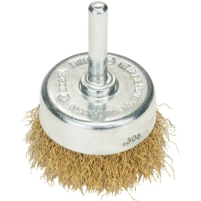 Afbeelding van Bosch Accessories 2609256516 Komborstel voor boormachines gegolfde draad, met messing coating, 50 mm diameter = Schacht Ø 6 1 stuk(s)