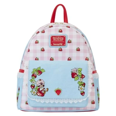 Afbeelding van Loungefly Mini Backpack Strawberry Shortcake Denim