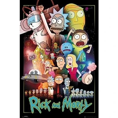 Afbeelding van RIck &amp; Morty Wars Poster &#039;61x91.5cm&#039;