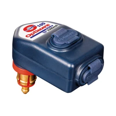 Afbeelding van TecMate OptiMate USB O 105, slimme 3300mA lader met dubbele uitgang, BIKE plug