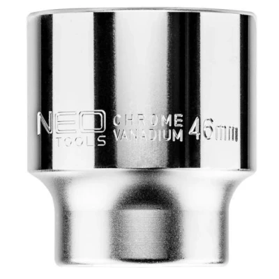 Afbeelding van NEO TOOLS 08 314 Steeksleutelelement 3/4 3124 46 mm Chroom vanadium staal Zeskant