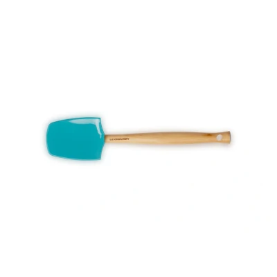 Afbeelding van Le Creuset premium grote lepelspatel caribbean blue 28 cm