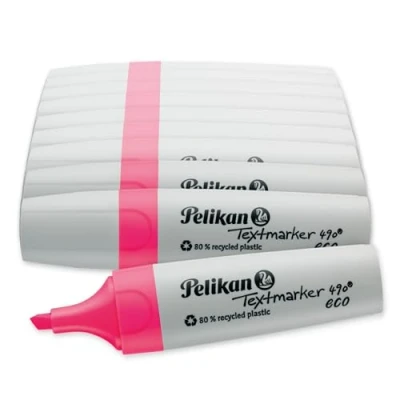 Afbeelding van Pelikan tekstmarker 490 Eco Roze 1 stuk