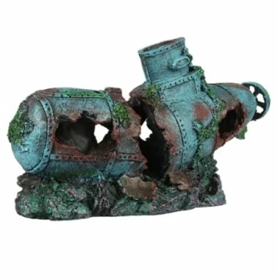 Afbeelding van Aqua Della Kleine Onderzeeër Aquarium Ornament 29x8.5x14.5 cm