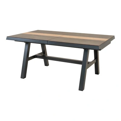 Afbeelding van Brixton uittrektafel 170/220x102 cm matt antraciet