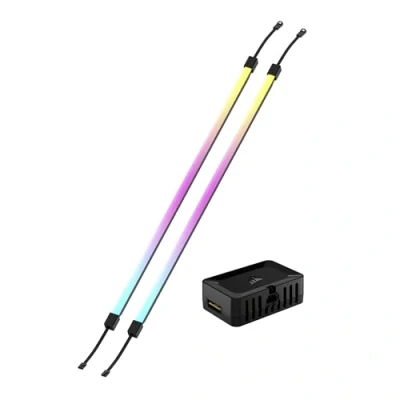 Image de CORSAIR iCUE Link LS430 Aurora RGB Kit d&#039;éclairage noir 430 mm