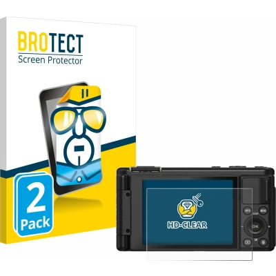 Afbeelding van BROTECT Screenprotector voor Yashica City 100 Folie Beschermfolie transparant (2 Stuks)