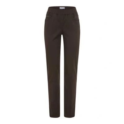 Afbeelding van RAPHAELA by BRAX Broek Pamina Donker bruin 40