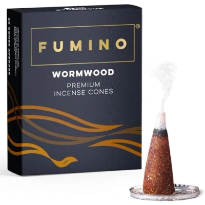 Afbeelding van Fumino® 20 stuks verse alsemwierookkegels per doos Masala Agarbatti Joss geur voor ontspanning en meditatie, woondecoratie
