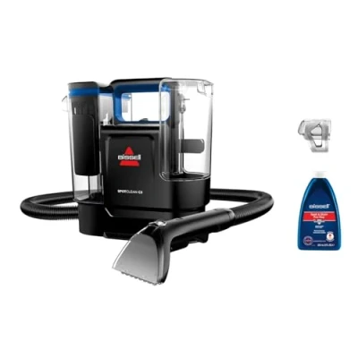 Image de BISSELL SpotClean C5, Shampouineuse Canapé, Moteur Puissant de 400W, Nettoyeur Léger avec Système Triple Action, pour Tapis, Moquettes, Meubles, Tissus, Voiture &amp; Plus, 3861N