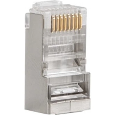 Afbeelding van Lanberg PLS 5000 kabel connector RJ 45 Roestvrijstaal, Transparant