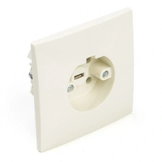 Afbeelding van Perilex stopcontact Q link (Inbouw, 16A, Crème)