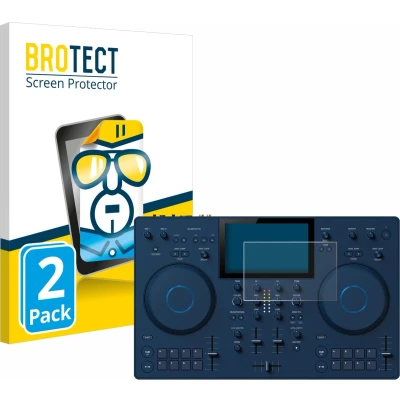 Afbeelding van BROTECT Screenprotector voor AlphaTheta OMNIS Duo Folie Beschermfolie transparant (2 Stuks)