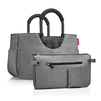 Afbeelding van Reisenthel Loopshopper M Shopper 12L Twist Silver Grijs