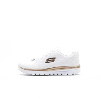 Afbeelding van Skechers Graceful Get Connected 12615 WTRG, Vrouwen, Wit, Sneakers, maat: 36