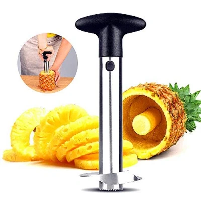 Afbeelding van Sinzau Ananasmes, ananasschiller, ananasschijf, dunschiller van roestvrij staal, fruitsnijder