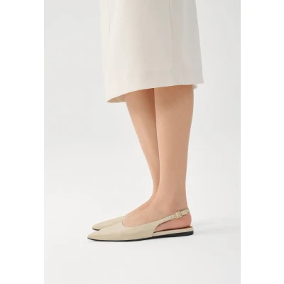 Afbeelding van Vagabond Hermine Ballerina&#039;s met enkelbandjes, Dames, Maat: 40, Cream Leer
