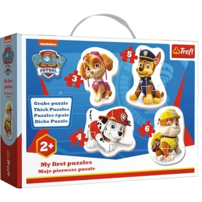 Afbeelding van Trefl Puzzel Paw Patrol 4 in 1: 3/4/5/6 stukjes