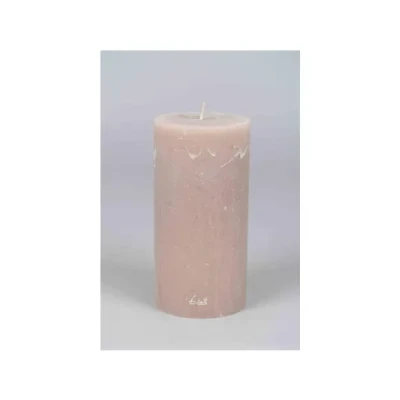 Afbeelding van Rasteli Luz Your Kaars Cilinder Roze D 10 cm H 20
